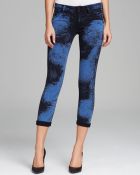 Hudson Kylie Skinny Cuffed Crop Jeans - Lyst