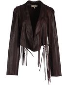 Jasmine Di Milo Leather Outerwear - Lyst