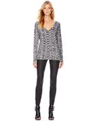 MICHAEL Michael Kors Stretch Leather Skinny Pants - Lyst