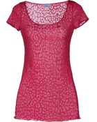 Blumarine Short Sleeve T-Shirt - Lyst