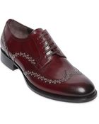 DSquared2 Derby Style Leather Brogue Shoes - Lyst