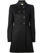 Emilio Pucci Double Breasted Short Coat - Lyst