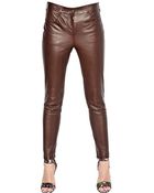 Givenchy Soft Stretch Nappa Leather Trousers - Lyst