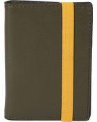 Jack Spade Elastic Leather Vertical Flap Wallet - Lyst