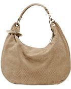 jimmy choo suede shoulder bag