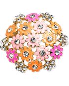 Jones New York Gold-Tone Colorful Flower Pin - Lyst