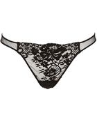 La Perla Lace Mesh Silk Satin Bra and Brief - Lyst