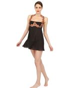 La Perla Lace Silk Georgette Babydoll Thong - Lyst