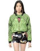 Manish Arora Printed Woven Cotton Rayon Jacket - Lyst