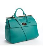 Mulberry Emerald Leather 'Suffolk' Convertible Shoulder Bag - Lyst