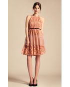 Temperley London Lily Graphic Short Dress - Lyst