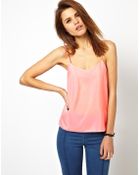 Asos Woven Cami Top - Lyst