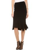 Donna Karan New York Trumpet Skirt - Lyst
