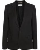 Saint Laurent Virgin Wool-Gabardine Blazer - Lyst