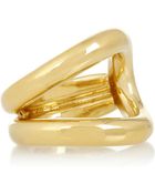 Saint Laurent Goldplated Ring - Lyst