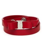 Ferragamo Vara Double Wrap Bracelet - Lyst