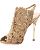 Nicholas Kirkwood Laser-Cut Leather Sandal - Lyst