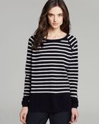 Vince Sweater Color Block Breton Stripe Cashmere - Lyst