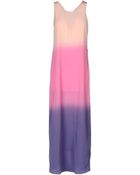 American Retro Long Dress - Lyst