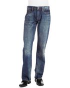Guess Distressed Straight Legged Jeans - Lyst