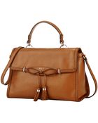 Lauren by Ralph Lauren Dundee Leather Satchel - Lyst