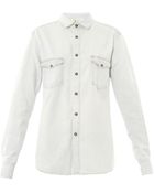 Aries Bleached Denim Shirt - Lyst
