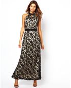 Little Mistress Lace Layered Maxi Dress - Lyst