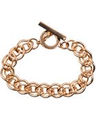 Anne Klein Goldtone Chain Link Bracelet - Lyst