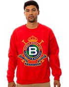 Barely Broke Intellects The Bbi Crest Crewneck Sweatshirt - Lyst