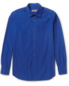 Canali Washed Cotton Poplin Shirt - Lyst