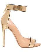 Casadei 110mm Metallic Leather Sandals - Lyst