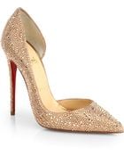 Christian Louboutin Iriza Strass Crystal Pumps - Lyst