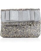 Deux Lux Anais Sequin Clutch Bag with Bow Mist - Lyst