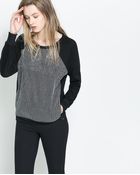 Zara Fantasy Sweatshirt - Lyst