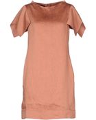 Emporio Armani Short Dress - Lyst