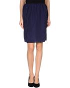 Lanvin Knee Length Skirt - Lyst