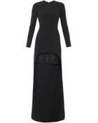 Stella McCartney Millie Cady Lace Trim Dress - Lyst