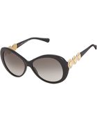 Versace Medusa Sunglasses - Lyst