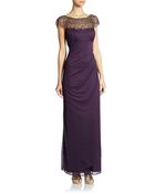 Xscape Beaded Gown - Lyst
