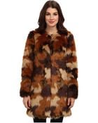 MICHAEL Michael Kors Faux Fur Coat - Lyst