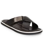 Versace Leather Sandals - Lyst