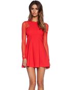 BCBGeneration Long Sleeve Paneled Dress - Lyst