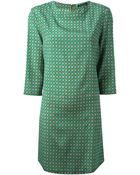 Laura Urbinati Polka Dot Jersey Dress - Lyst