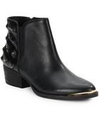 Elliott Lucca Rosa Studded Leather Ankle Boots - Lyst