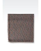 Armani Jeans Scarf In Logoed Fabric - Lyst