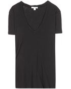 James Perse Cotton T-Shirt - Lyst