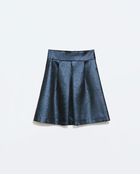 Zara Pleated Skirt - Lyst