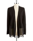 DKNY Open Front Cardigan - Lyst
