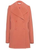 Carven Wool Coat - Lyst