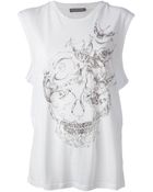 Alexander McQueen Skull Print Tank Top - Lyst